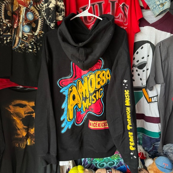 *RARE* AMOEBA MUSIC x NICEKICKS NEW CAPSULE COLLECTION HOODIE STREETWEAR HYPE XL - Picture 8 of 11